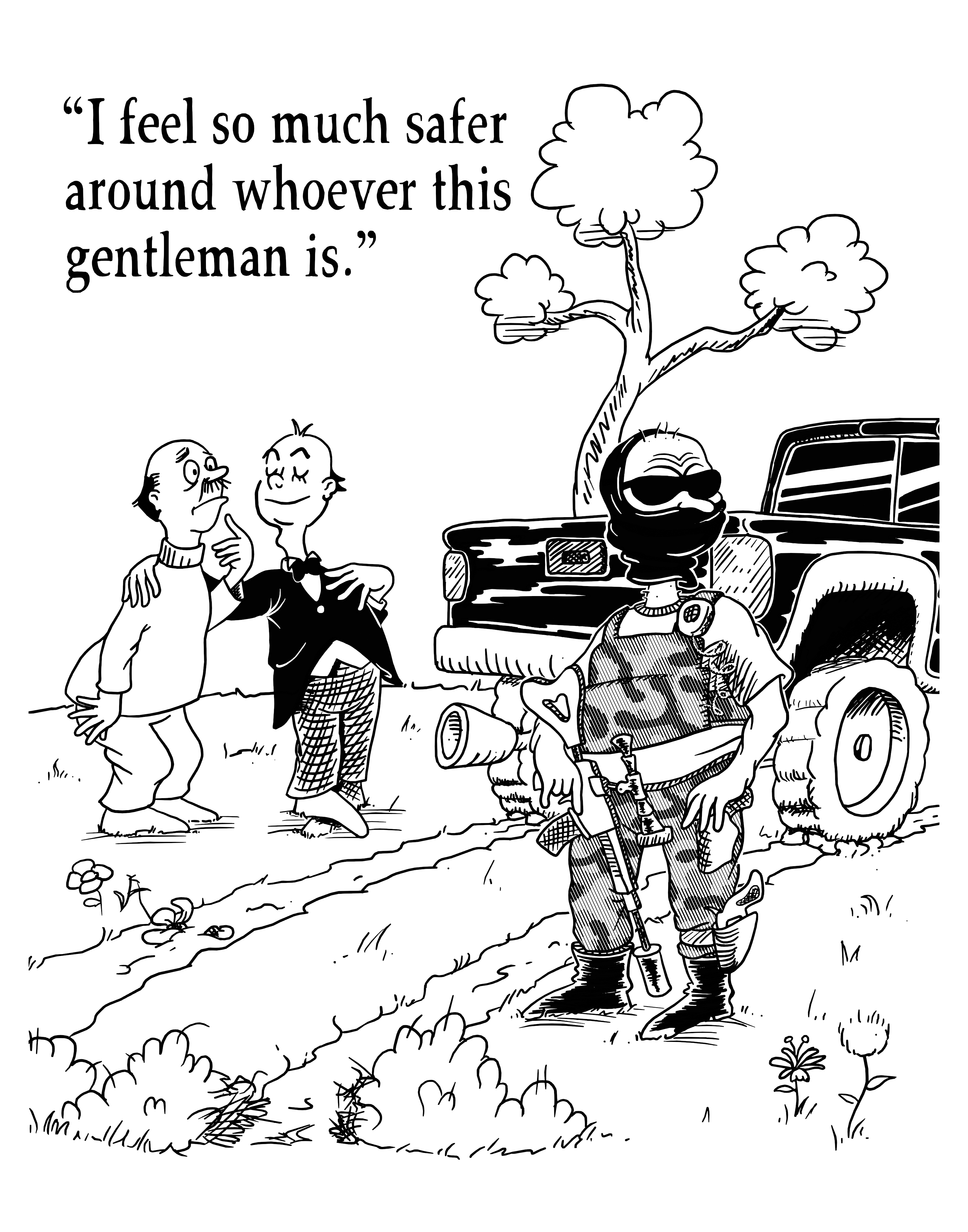 Dr. Seuss style political cartoon. Single color screenprint on heavyweight paper